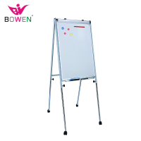 High quality!!!whiteboard mobile flip chart stand with wheel