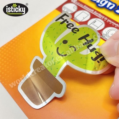 Wholesale Price Soft Thick Waterproof Glue Free TPE Sticker